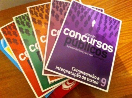 Apostilas de concurso e cuidados