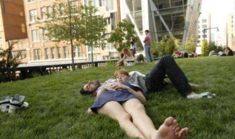 Relaxando depois do trabalho