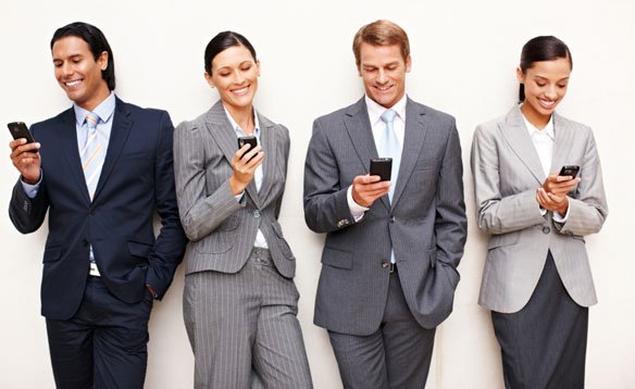 Usar smartphone no trabalho