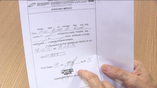 Atestado licença maternidade